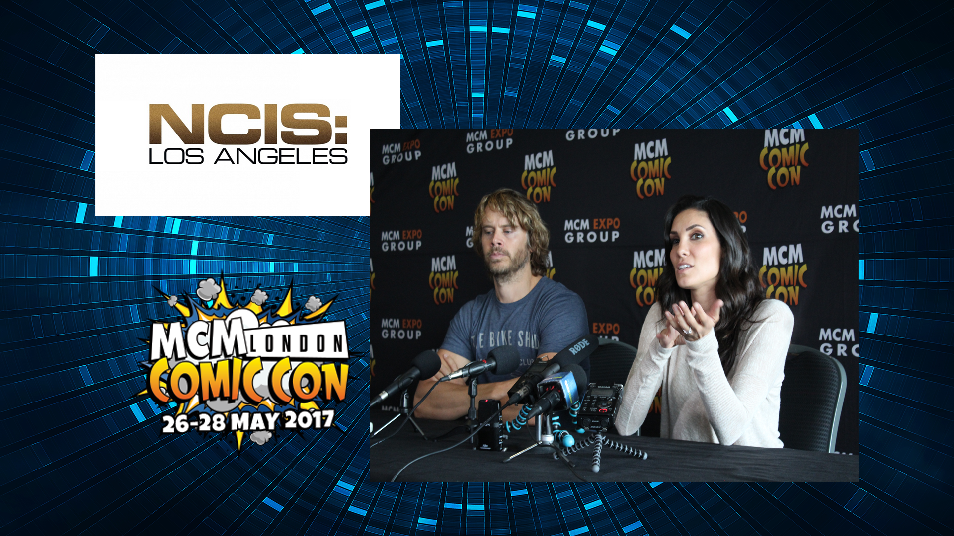 NCIS LA – Daniela Ruah and Eric Christian Olsen at MCM
