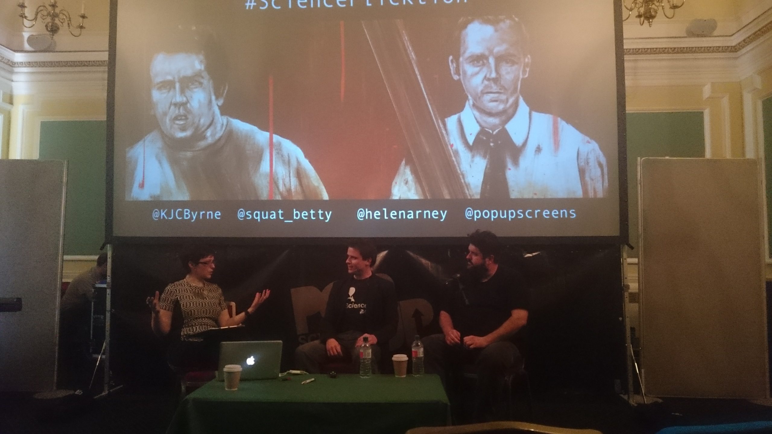 Pop Up Screens – Science Flicktion – Shaun Of The Dead