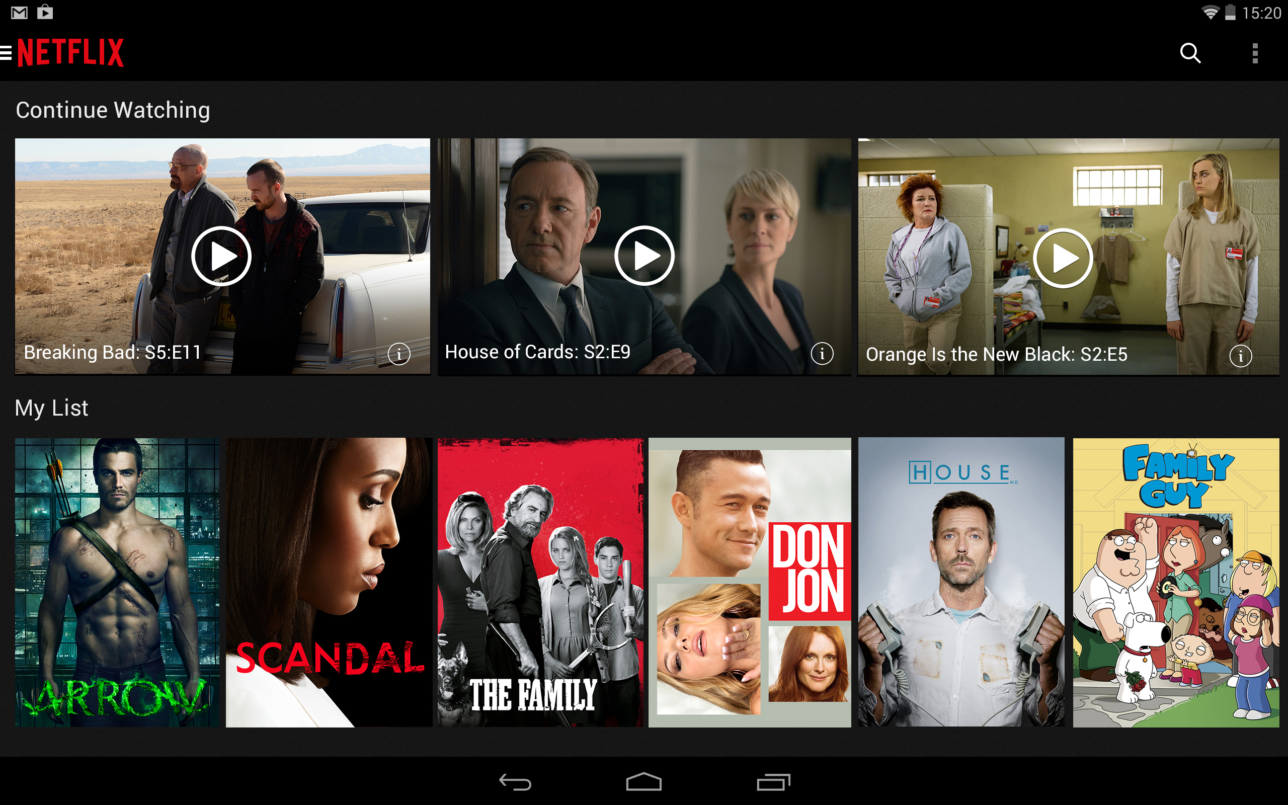 2015 Netflix Originals Announced
